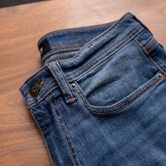 Revtown Mens' Jeans - Sharp Fit Vintage Indigo 31x30 - Picture 2 of 7